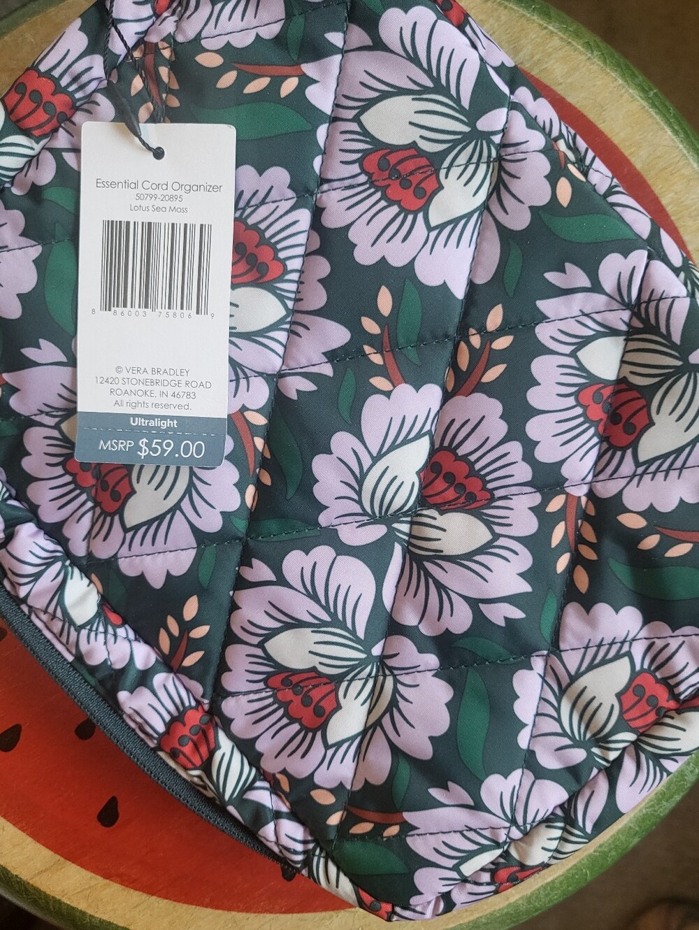 Vera Bradley Cord Organizer *nwt*